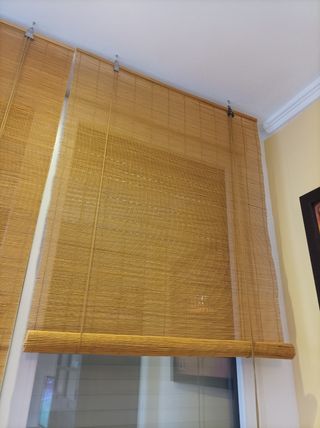 Estores bambú de 90 centímetros