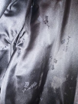 Chaquetón de piel y zorro plateado