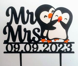 Topper tarta 3D Cake toppers personalizados Madera