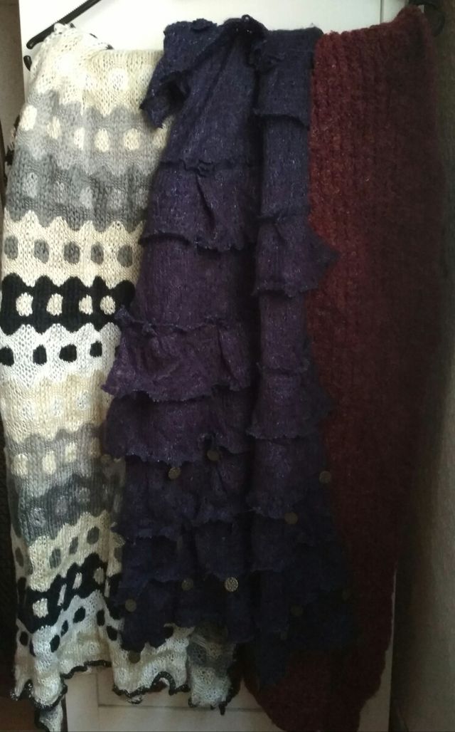 Lote bufandas punto