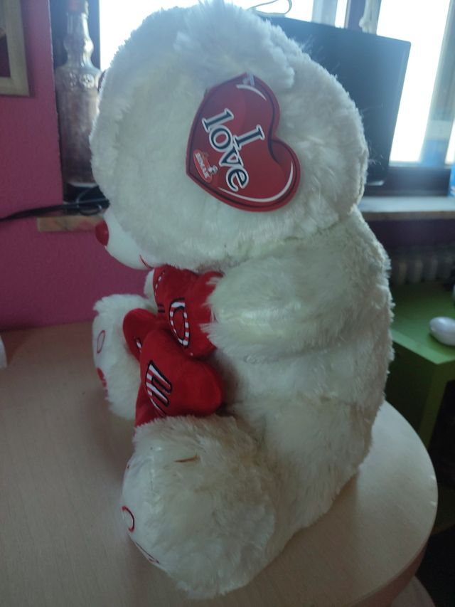 San Valentin: Oso de peluche (36cm)