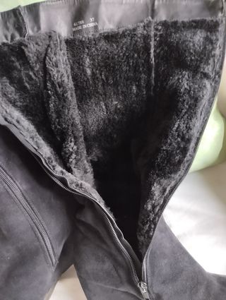 Botas altas mujer, de ante.