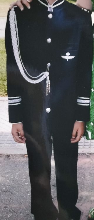 Traje de comunión de niño.