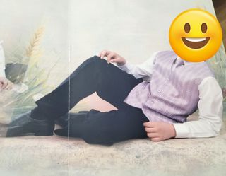 Traje de comunión de niño.