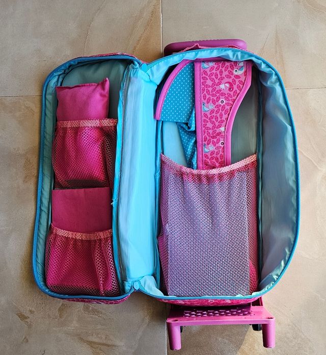 Maleta con ruedas + cuna JANOD