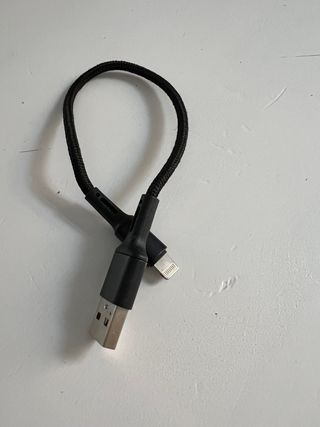 Cable de cargador rapido iphone