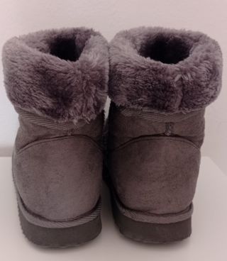 botines tipo ugg grises Primadonna Collection N37