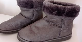 botines tipo ugg grises Primadonna Collection N37