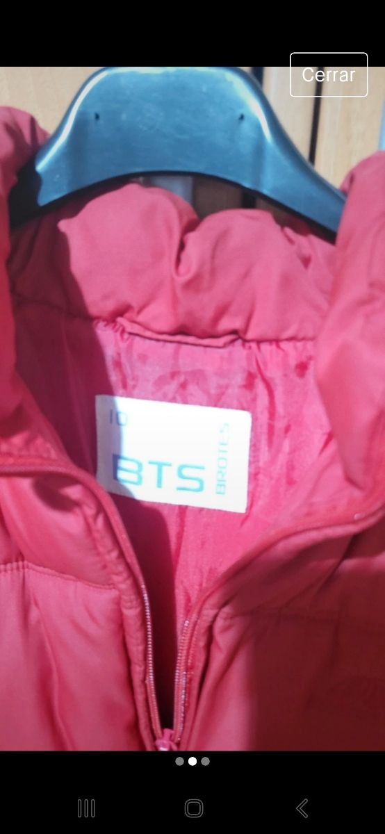 Chaquetón niña 10 años