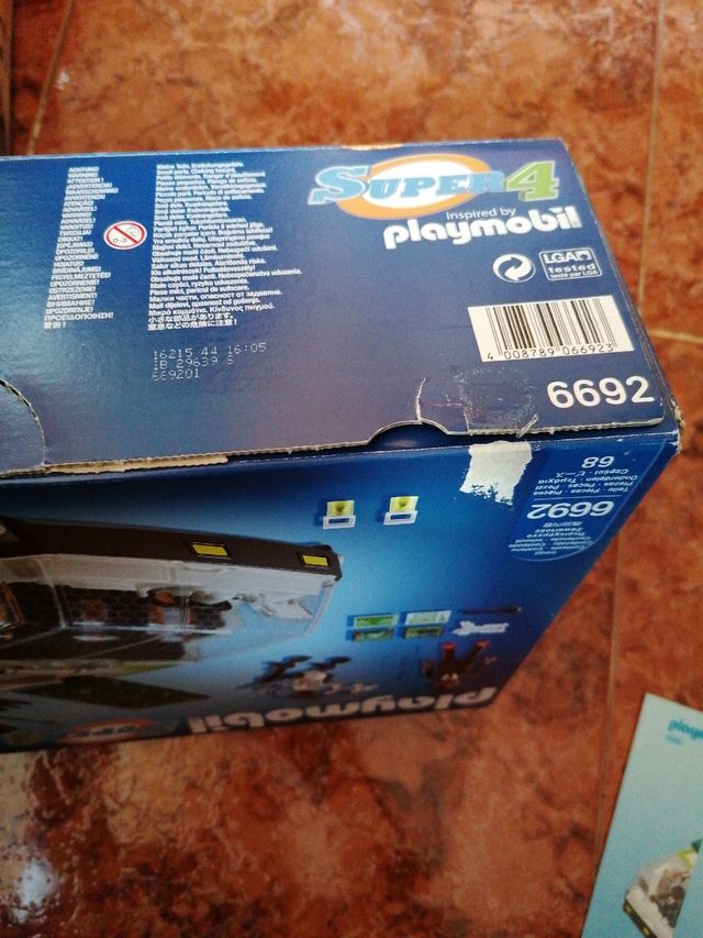 Playmobil vehículos super 4, 6690,6691,6692.