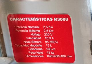 Generador de gasolina