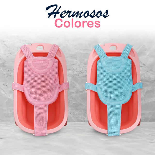 Seggiolino da bagno per bambini in tessuto rosa Baby Wonders®