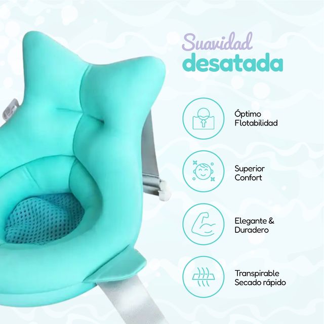 Cuscino da bagno Baby Wonders® Baby Whale