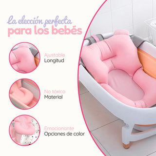 Baby Wonders® Cojin Bañera Bebe Universal Rosa
