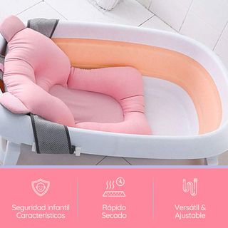 Baby Wonders® Cojin Bañera Bebe Universal Rosa