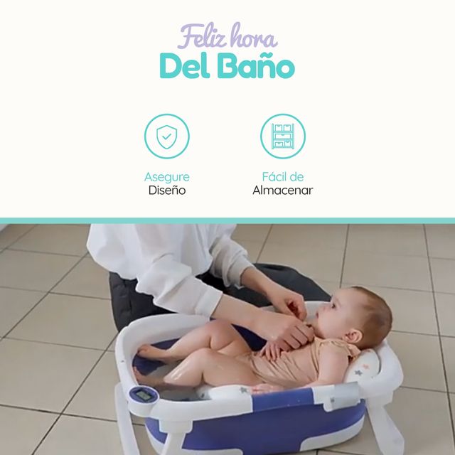 Cuscino da bagno universale blu Baby Wonders®