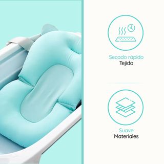 Baby Wonders® Cojin Bañera Bebe Universal Azul