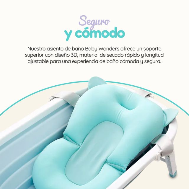 Cuscino da bagno universale blu Baby Wonders®