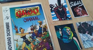 postales y calendarios promocionales Cómics