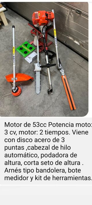 Desbrozadora 4 en 1 cortacetos