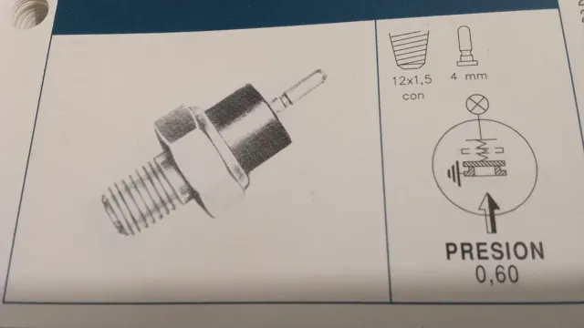 Manocontactos sensor presion aceite fae