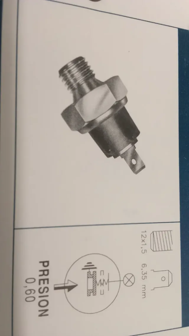Manocontactos sensor presion aceite fae