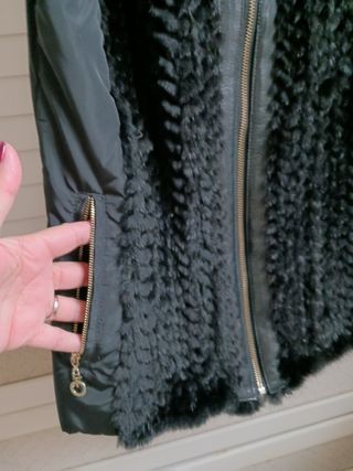 Chaleco pelo Negro. 