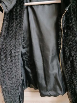 Chaleco pelo Negro. 