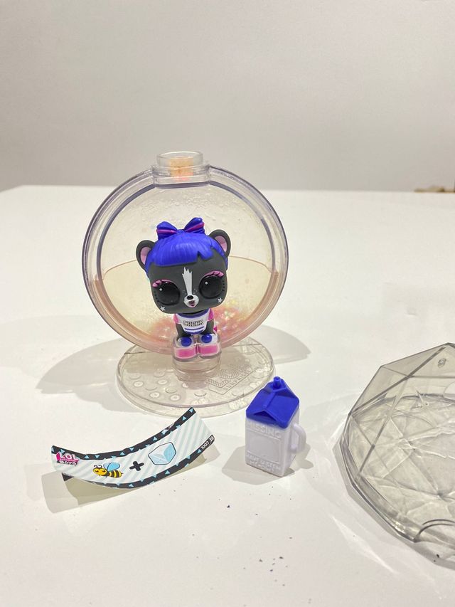 Càpsula y bola glitter pets  lol