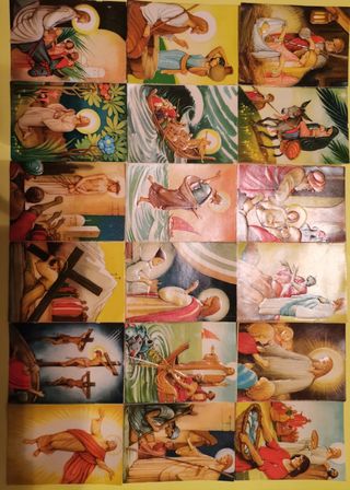 Lámina de cromos troquelados sueca