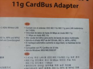 Adaptador Cardbus 11g nuevo