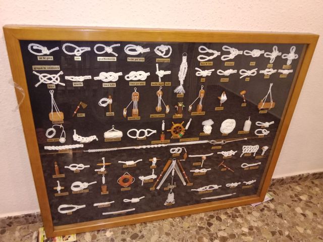 Cuadro de nudos marineros (bajada de precio)