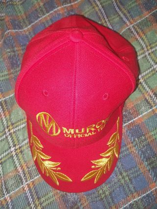 Cappellino con visiera rosso Murom official team