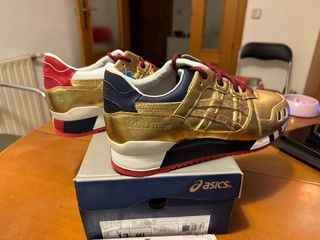 Asics Gel Lyte III Ronnie Fieg KITH KFE USA GOLD