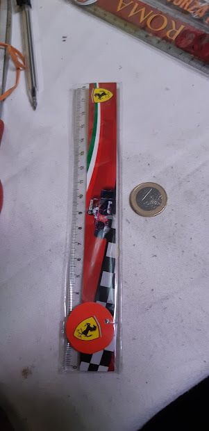 FERRARI: 1 TEMPERINO, 2 RIGHELLI , 1GOMMA