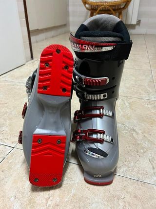 Esquíes Fisher y botas Salomon