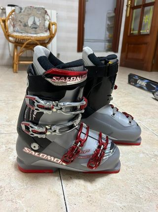 Esquíes Fisher y botas Salomon