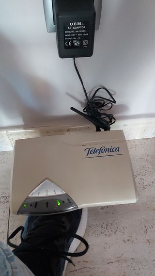 router amper telefonica adsl