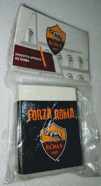 A.S.ROMA UN TEMPERINO, UNA GOMMA, DUE RIGHELLI