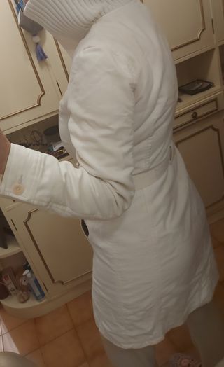 Abrigo paño cuello 