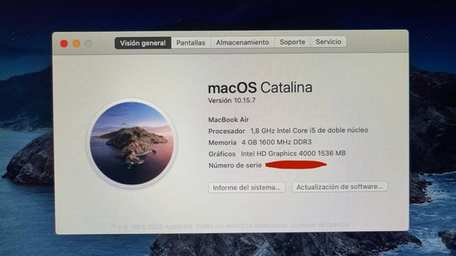 MacBook Air de 13 pulgadas