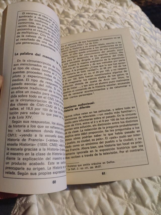 La enseñanza de la historia a través