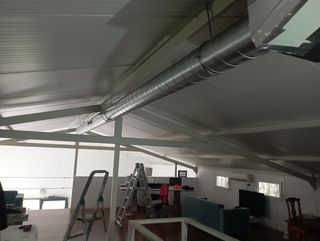 Instalación de conductos de aire 