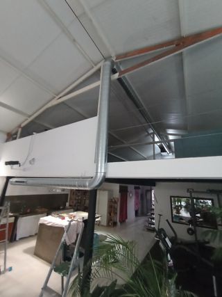 Instalación de conductos de aire 