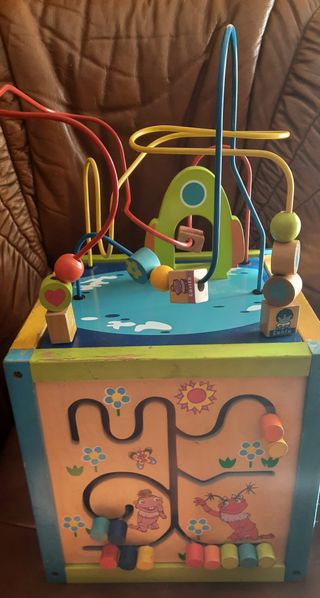 Cajon de madera de juegos