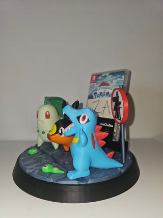 FIGURA DIORAMA EXPOSITOR POKÉMON LEYENDAS ZA 3D