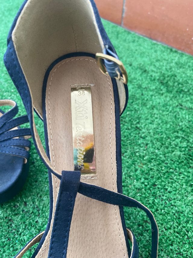 Zapatos de tacón Azules N*38