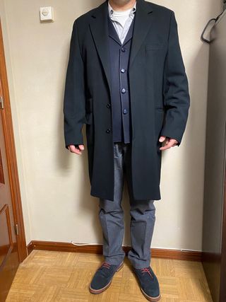 abrigo semi nuevo talla xl