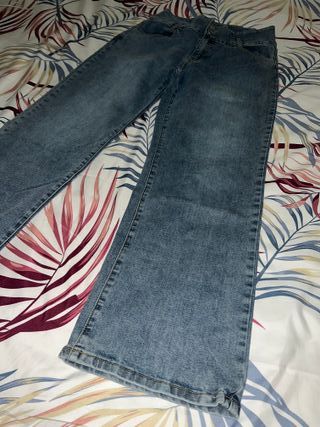 Espectaculares vaqueros anchos talla xl