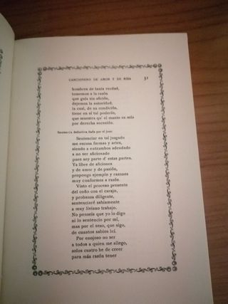 Cancionero de amor y de risa, poesías eroticas 